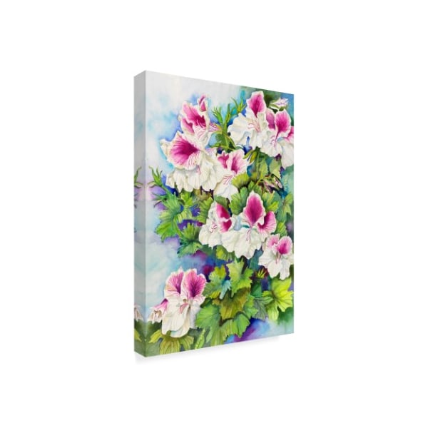 Joanne Porter 'Regal Geranium' Canvas Art,30x47